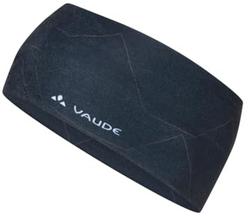VAUDE Cassons Stirnband – Leichtes Kopfband Damen weit für Gym und Wandern, Kopfschutz Damen für Gym aus Stoff – Alpinismus – black/anthracite, Größe: Einheitsgröße