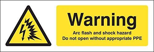 Caledonia Schilder 14324 G Warnung Arc Flash nicht offen ohne Schutzbekleidung