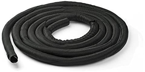 StarTech 15' (4.6m) Cable Management Sleeve, Black, Trimmable (WKSTNCM2)