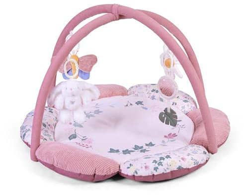 Red Kite Play Gym - Padded Play Gym with Hanging Toys (Rose & Ivy)