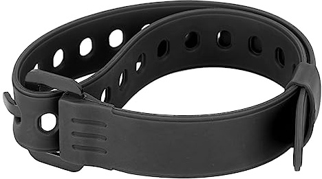 17.8in Reliable Tension Strap Fastening Cable Strap Material Handling Strap | Rubber and Stainless Steel, Quick Release Buckle