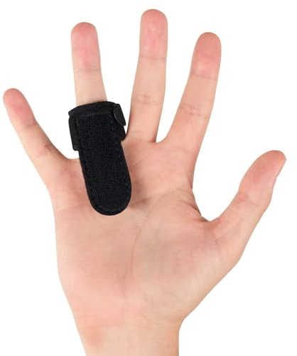Bkemkri Tutore Dita Mano, Regolabile Stecche per Dita per Dita per Pollice, Indice, Medio, Anulare e Mignolo, Tutore Dito a Scatto per Artrite e Tendiniti, Stecca di Protezione, Unisex, Taglia Unica