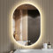 Hondony 500 * 750mm Badezimmerspiegel Wandspiegel LED Badspiegel mit Beleuchtung mit Touch-Schalter Beschlagfrei DREI Einstellbare Farbtemperaturen Energiesparend Lichtspiegel