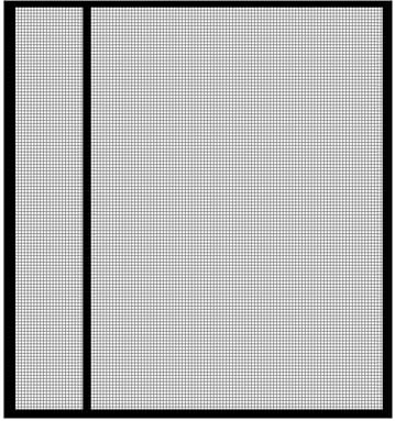 Negro 70x240cm Mosquitera Magnética para Puertas - Cierre Automático Antiinsectos para Balcón Terraza y Sala