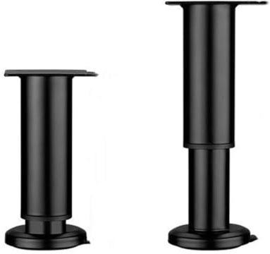 Höhenverstellbare füße Tischbeine Metall Tischbeine Höhenverstellbar 80-1100mm Möbelfuß Zylindrisch Metall Tischbeine Geeignet Tischfuß für Frühstückstisch Schreibtisch Arbeitsplatten