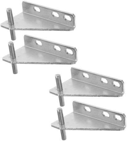 Sosoport Cerniera per Frigorifero Piccolo in Acciaio Inox 4 Pezzi per Riparazione Porte Congelatore Domestico Accessori Compatibili per Cucina