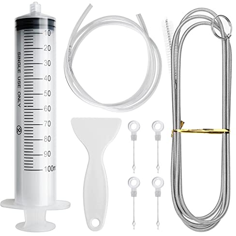 8Pcs Fridge Drain Hole Remover Cleaning Brush Tool Kit, Reusable Fridge Drain Hole Cleaning Tool Drain Pipe Cleaning Brush for All Refrigerator Cleaning and Wine Cabinets Kitchen