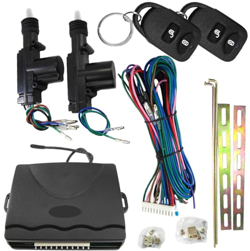 Riloer Truck Remote Control Central Locking Anti-Theft Device, Car Security Kit, Car Central Locking Immobiliser, Fit for 24V Cars