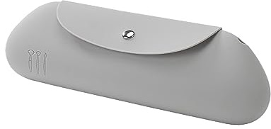 Porta pennelli per trucco da viaggio, porta pennelli per trucco in silicone | portatile per spazzola per il viso, borsa morbida per