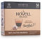 NOVELL - Café Cápsulas Ristretto Residuo 0 50 Unidades | Cápsulas Compatibles Nespresso | Café Tostado Intenso | con Notas de Chocolate y Vainilla | Cápsulas 100% Compostables y Ecológicas.. .