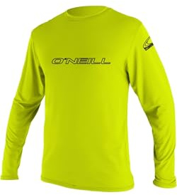 O'Neill Wetsuits Unisex-ungdom herr basic skinn kortärmad solskjorta hudutslag väst, lime, 16