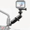 CAMOLO Motorrad Rückspiegelhalterung 360° verstellbar, Aluminium Motorrad Action Kamera Halterung, stabile Dash-Klemme,kompatibel mit Allen Serien GoPro Hero 6/7/8/9,AKASO,SJCAM,DJI Osmo YI und mehr