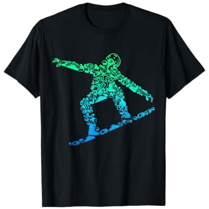 Snowboard Snowboarder Snowboarding Men Boys Kids T-Shirt Small