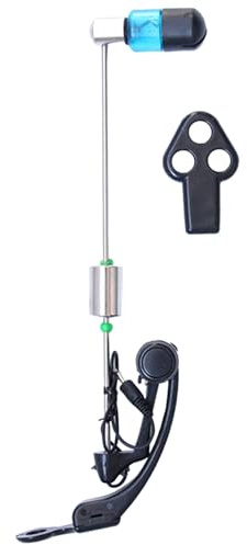 Indicador de Alarma de mordida de, indicador de, Alarma de Cebo de Pescado - Alarma de portátil | Alarma de Cebo de mordida de botón de Tornillo de Faro de ABS para colegas de Amigos