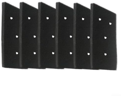 Set mit 6 hocheffizienten Trocknerfiltern, waschbare Schaumstoff-Pads, kompatibel mit mehreren Marken und Modellen