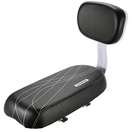 Lixada Bike Back Seat Cushion, Bicycle Back Seat Handle, Kid Child Safety Carrier Bicycle Baby Seat and handle Set (type1)