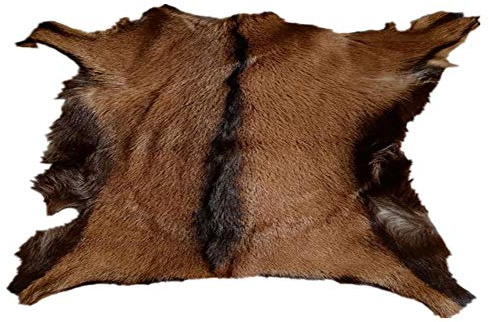 Pelle di pecora vera pelle di capra antilope accessori per vestiti, 1 pezzo, circa 16 x 20 pollici