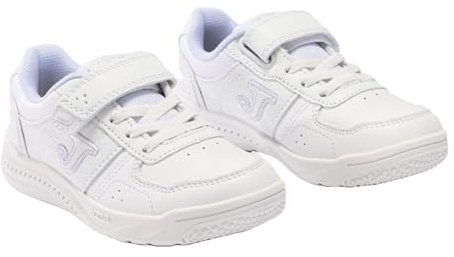 Joma Zapatillas Escolares Niño Niña con Velcro, 22-40 - Transpirables, Resistentes y Antiolor, Ideales para Uniforme y Uso Diario