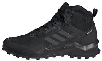 adidas Uomo Terrex AX4 Mid Gore-Tex Hiking Shoes, Core Black/Carbon/Grey Four, 40 2/3 EU