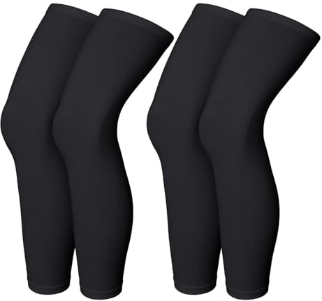 PPGGOPP Scaldamuscoli Ciclismo,Uomini Donne Ciclismo Scaldamuscoli,Manicotti Gambe Invernali Antiscivolo Gambali Protezione Ginocchiera per Termici Antivento per Inverno Sport-Bicicletta, Corsa Sport