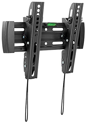 RICOO TV Wandhalterung für 23-42 Zoll Fernseher Neigbare Halterung Fernsehhalterung für Wand N4522 Universal Ultra Slim Wandhalter Smart Flach Curved Fernseh-Halter bis 50 Kg & VESA 200 x 200 mm