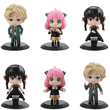 Lyoveu Spy X Family Figure, Spy Family Figurine Action Statue Poupée Figurine Jouet Modèle Collection Modèle Animation Personnage