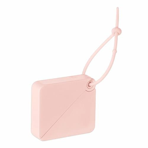 Wilitto 50Pcs Dissolvable Paper Soap Sheets with Hanging Case Portable Handwashing Soaps Paper Sheets for Outdoor Travel Camping Hiking, Hygienic Soap Paper with Scent Pink
