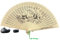 HUASDFCKP Oriental fragrant wood fan, finely carved, traditional hand-held decoration 2 pieces