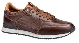 LLOYD Herren Schnürschuhe EDITTA, Männer Businessschuhe, lose Einlage,Derby,schnürung,Office,büro,Freizeit,Schnuerschuhe, Dark Brown, 48 EU / 12.5 UK
