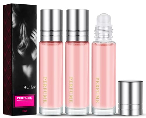 LOPHE Pheromones Perfume, 3 Pezzi Roll-On Profumi Donna Flavor Pheromone Parfum, Profumo Feromoni per Donna, Emana una Fragranza Affascinante, Attrarre e Sedurre