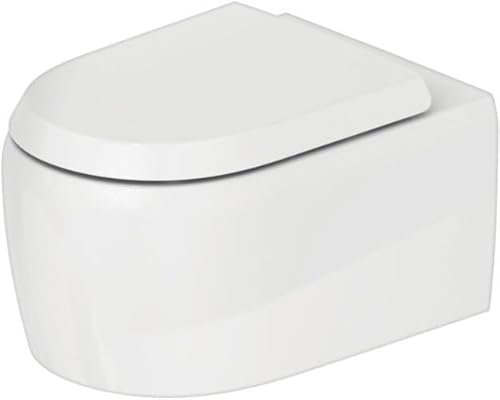 Duravit Qatego WC suspendu, chasse deau basse, 385x570x360mm, sortie horizontale, rimless, 2556092000, Couleur: blanc