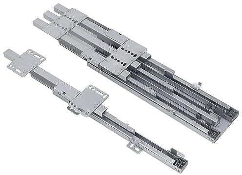 FTVOGUE Guide di Scorrimento per Cassetti Capacità di Carico 60 Kg Guide per Cassetti per Armadi per Carichi Pesanti per Armadietti di Stoccaggio, Smorzanti in Acciaio Laminato a Freddo da 410-450 Mm