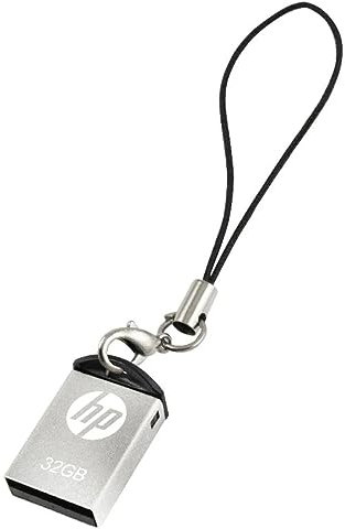 HP v222w USB 2.0-Flash-Laufwerk, Micro Metal Design - 32GB