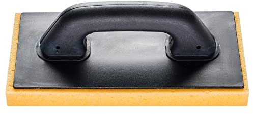 HARDY Kelle mit Gezahntem Hydrotexturiertem Schwamm zum Entfernen von Überschüssigem Fugenmörtel und Schmutz von Wand- und Bodenfliesen aus Polystyren 24 cm x 14 cm