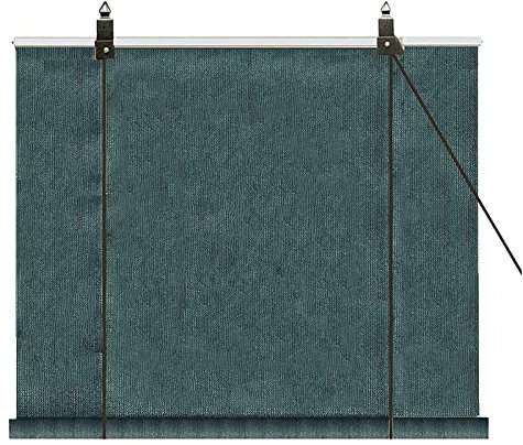 SAGIDAR Stores sur Mesure - Rideau Occultant Indéchirable, Dispositif De Levage, Taux D'ombrage 95%, Store Venitien Exterieur, pour Extérieur/Terrasse/Jardin, Stores Filtrant La Lumière