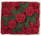 PetalPunch Fake Roses Artificial Flowers - Pack of 25 Artificial Roses with stem and 8 Leaves, Foam Latex Rose Fake Flowers for Wedding Bouquets & Table Centerpieces (Wine Dark Red Roses)