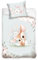 MTOnlinehandel Kinder Bettwäsche Set 135x200 80x80 cm · REH Baby, Hase, Schmetterlinge, Blumen, Frühling · 100% Baumwolle mit YKK Reißverschluss · sanft, weich für Mädchen
