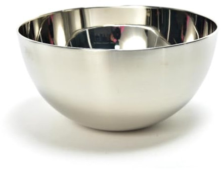 Decor Space Ciotola scodella da cucina moderna in acciaio inox (Ø 24 cm)