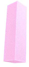 5 colori di carta vetrata per nail art levigatura buffer blocco di sabbia lima per lucidatura unghie manicure pedicure strumenti per unghie, rosa, 1 pezzo