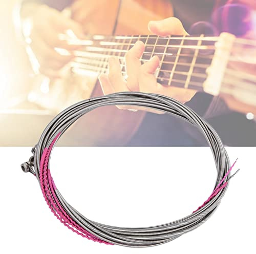 Jeffergarden Silver Elektriska Basgitarrsträngar, Högspännings Rostfritt Stål, 4-strängade Bassträngar för Musiker