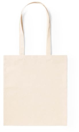 BeFreeX - Bolsa de Tela de Algodón Natural 37 x 41 cm con Asas Largas | Tote Bag Reutilizable para la Compra | Bolsa de Tela Multiusos | Disponible en Packs de 10, 25 o 50 Unidades (10)