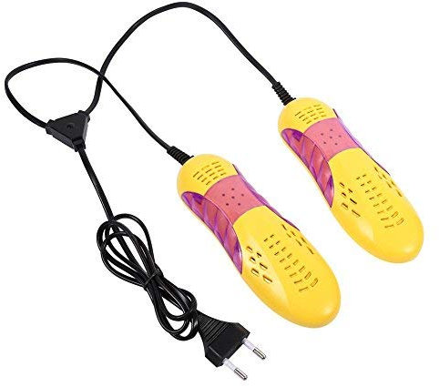 GOTOTO Scarpe Asciugatrici Elettrico Sterilizzazione Deodorante, Lampada UV Calore asciuga Scarpe Elettrico, Apparecchio Riscaldamento e Asciugatura Scarpe, 17 x 6 x 3cm