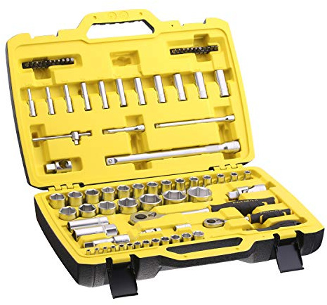 STANLEY FATMAX FMMT82826-1 - Juego de vasos 1/4 + 1/2 Fatmax - 81 piezas