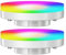 ledscom.de 2 pièces GX53 LED RGB ampoule, blanc chaud - blanc froid (2900-6100 K), 6,6 W, 670lm, 107°, Smart Home, WLAN, Alexa, mat