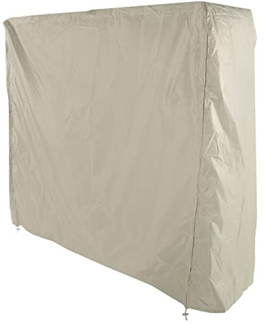 Keenso Långvarigt bordtennisskydd rivbeständig polyester taft beige 155 x 75 x 144 cm