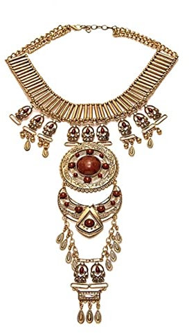 Amorar Damen Halskette Körperkette Böhmische Sexy Schlüsselbeinkette Retro Körperkette Bikini-Schmuck Brustkette Taillenkette BH-Ketten Körperschmuck Strand Zubehör