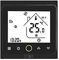 Decdeal Intelligentes Raumthermostat mit App-Steuerung,kompatibel mit Alexa/Google Home Boiler Wasser/Gas für Haus - 5A Wifi Schwarz