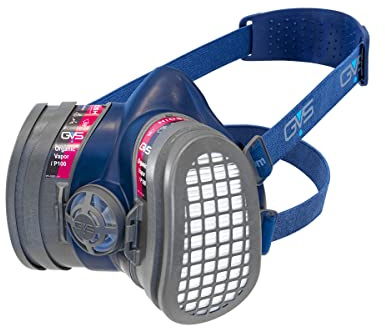 GVS SPR657 Elipse Low Profile Mask with Filters for Dust, Organic Gases and Vapors, M/L