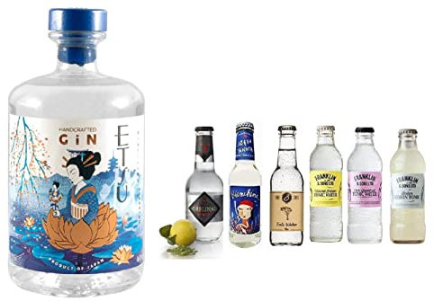 Etsu Handcrafted Gin 70cl 43% + Selezione di 6 Toniche Internazionali