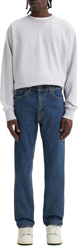 Levi's Men's 505 Regular Fit Jeans, Stonewash Stretch, 33W / 32L